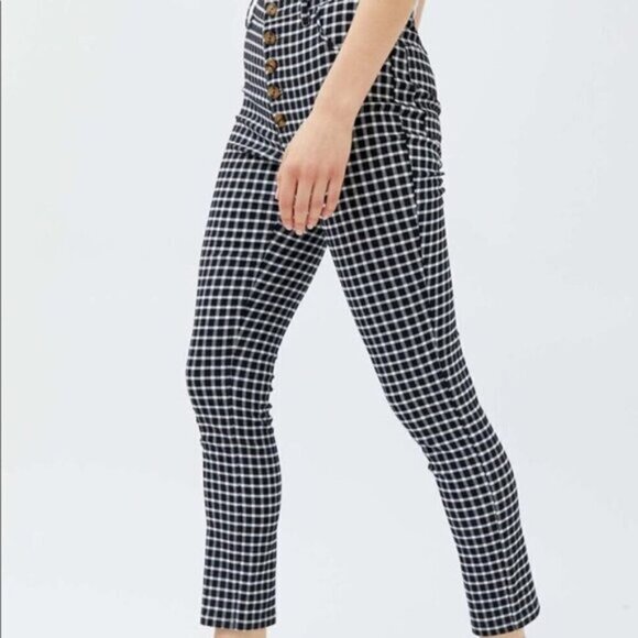 UO Womens Lita Plaid Skinny Pant Size 0 - Picture 2 of 8